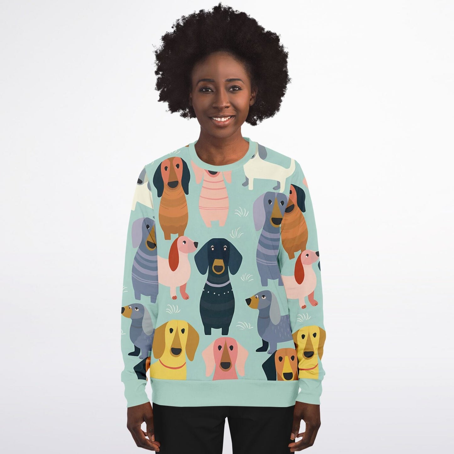 Groovy Delight - Dachshund Sweatshirt - Real Rad Boutique