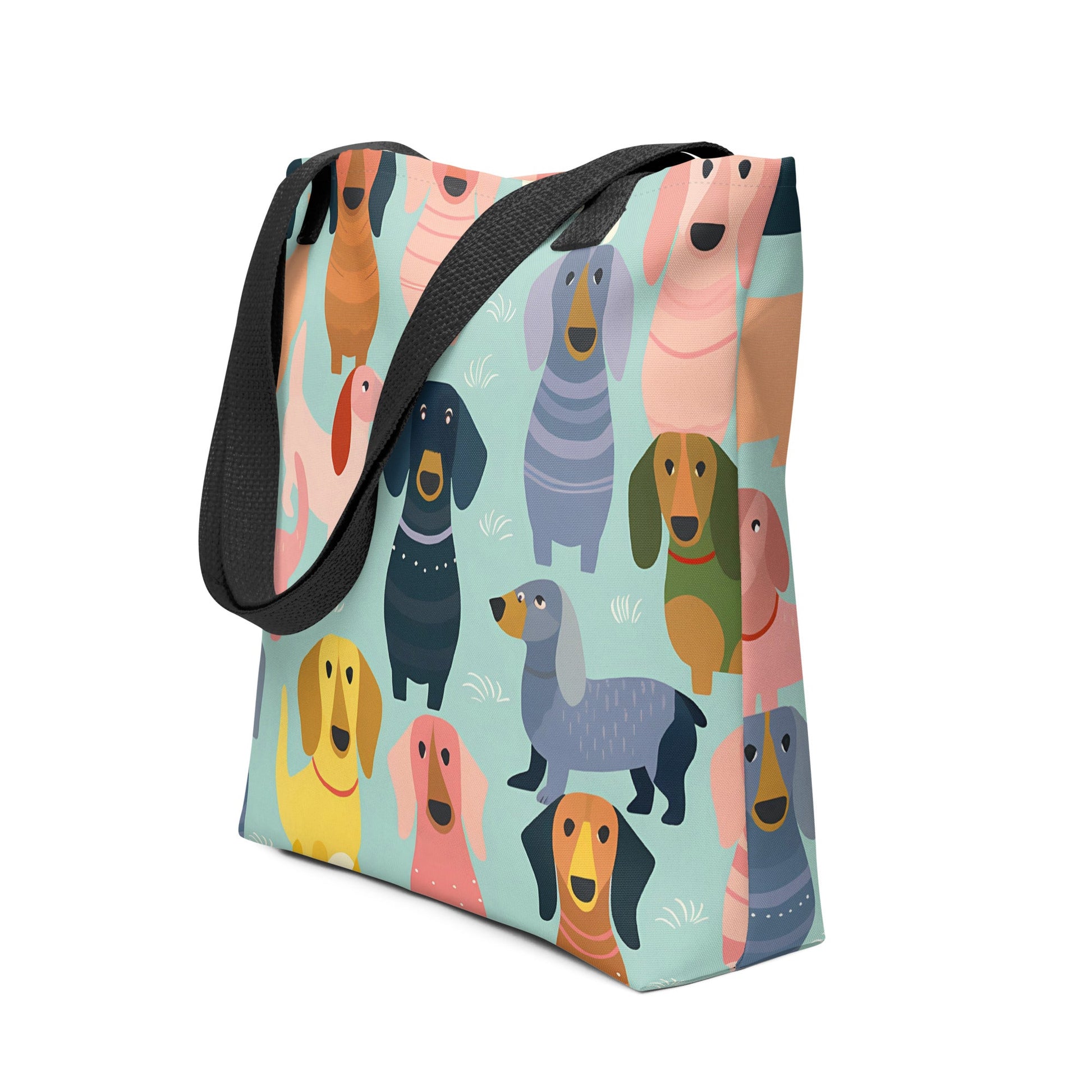 Groovy Delight - Dachshund Tote Bag - Real Rad Boutique