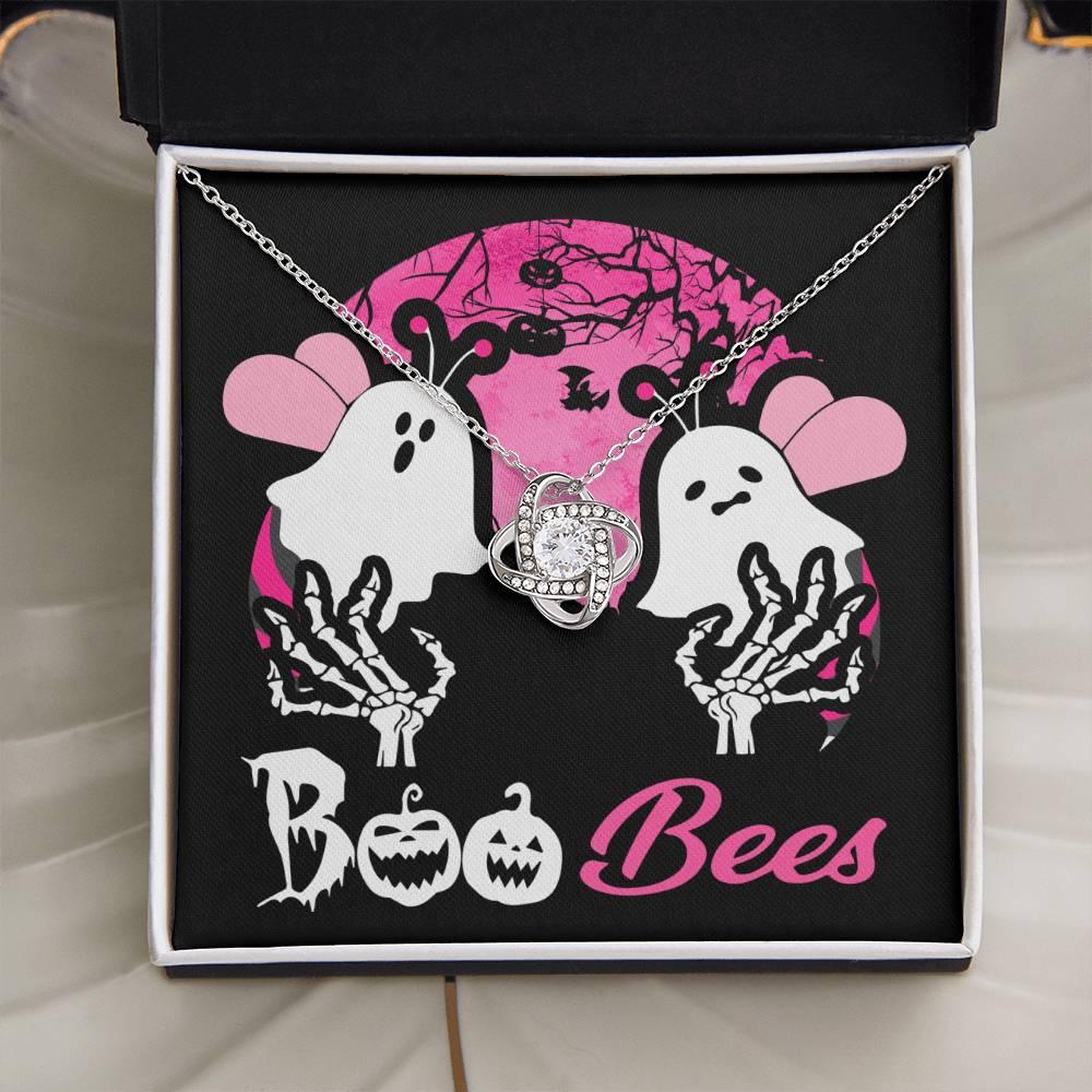 Halloween 'Boo Bees' Love Knot Necklace - Real Rad Boutique