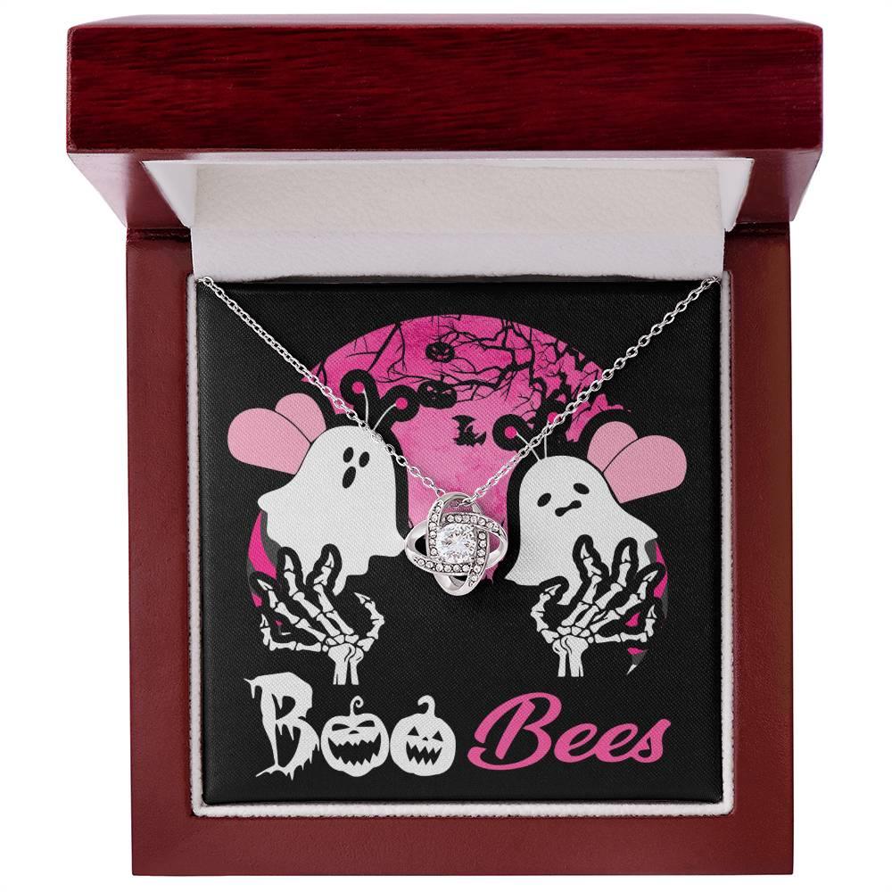 Halloween 'Boo Bees' Love Knot Necklace - Real Rad Boutique