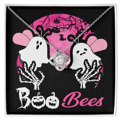 Halloween 'Boo Bees' Love Knot Necklace - Real Rad Boutique