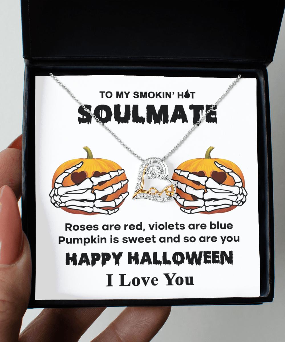 Halloween 'Sweet Pumpkin' Love Dancing Necklace - Real Rad Boutique