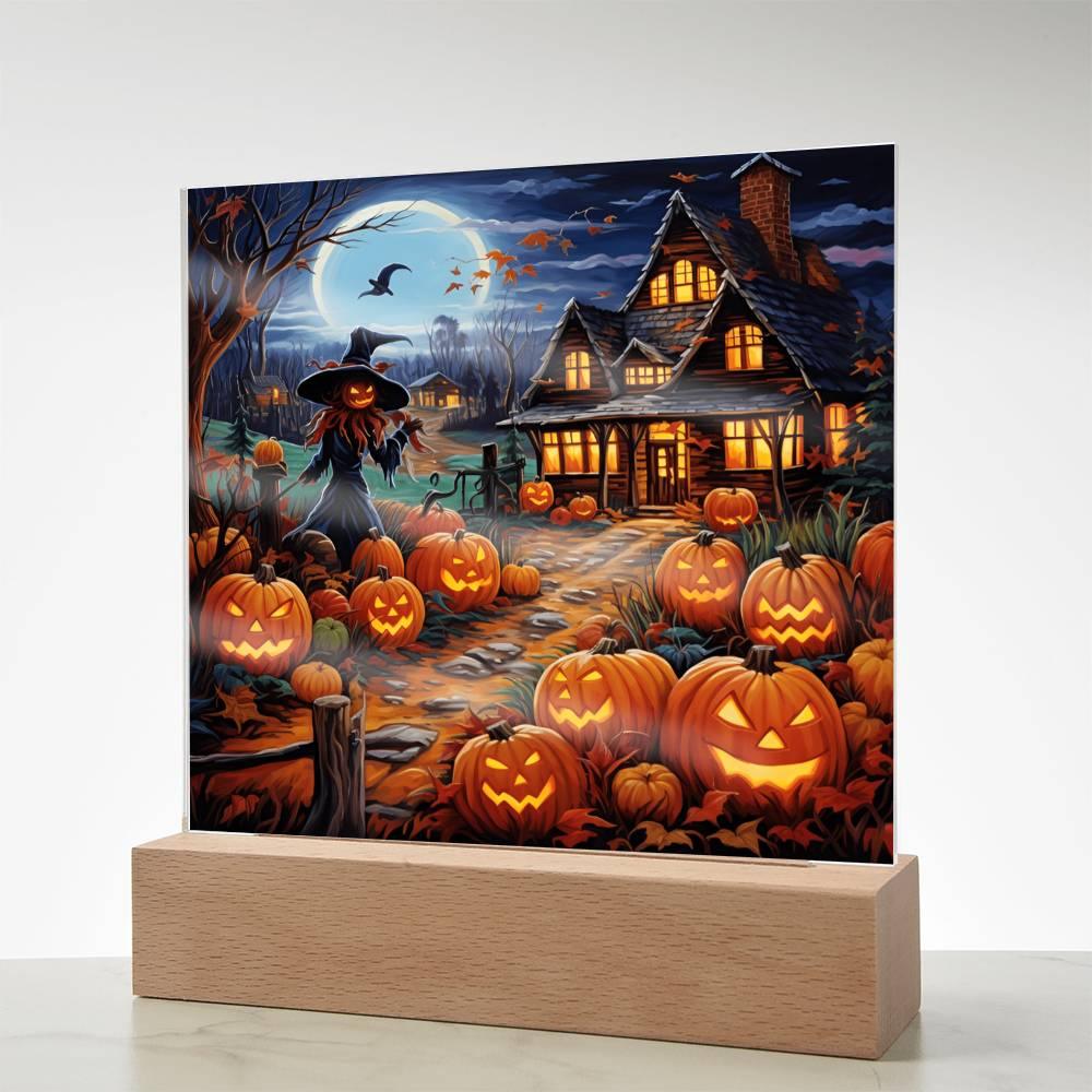 Halloween 'Wickedly Enchanted' Acrylic Square Plaque - Real Rad Boutique