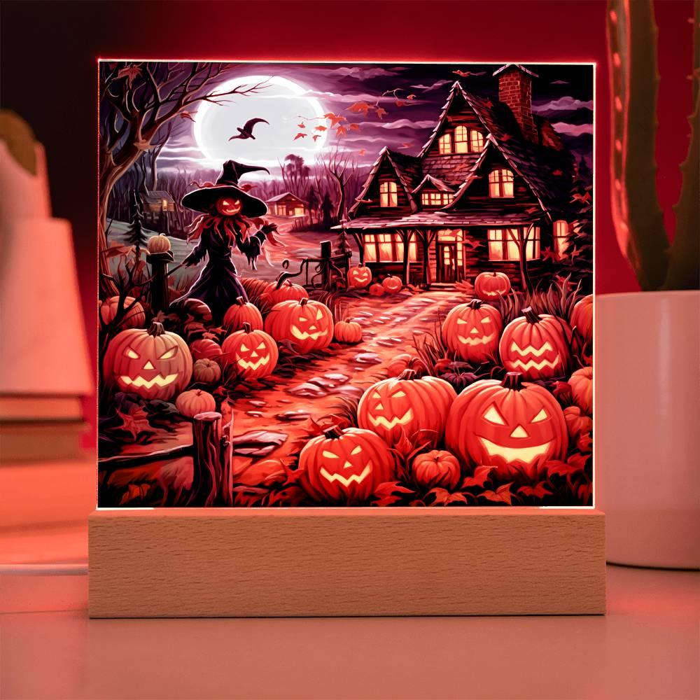 Halloween 'Wickedly Enchanted' Acrylic Square Plaque - Real Rad Boutique