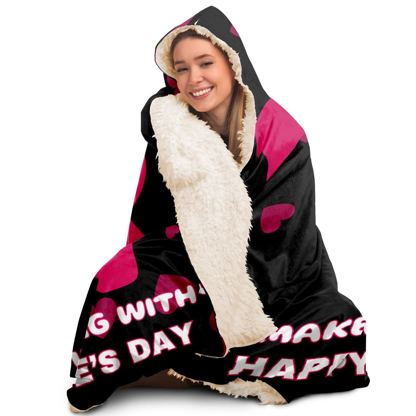 Heart Wagging Joy - Dachshund Hooded Blanket - Real Rad Boutique