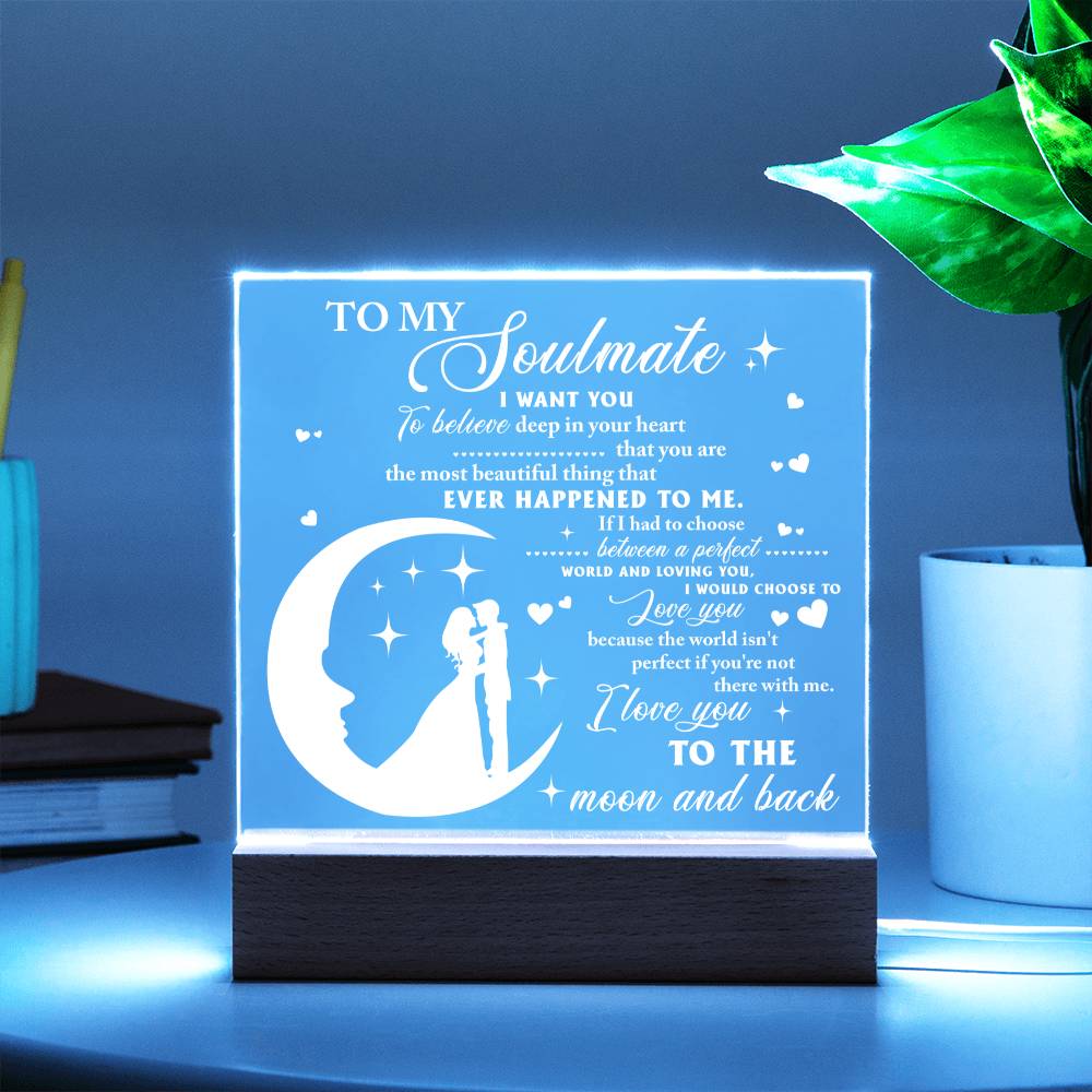 Heartfelt Beauty - Acrylic Square Plaque - Real Rad Boutique