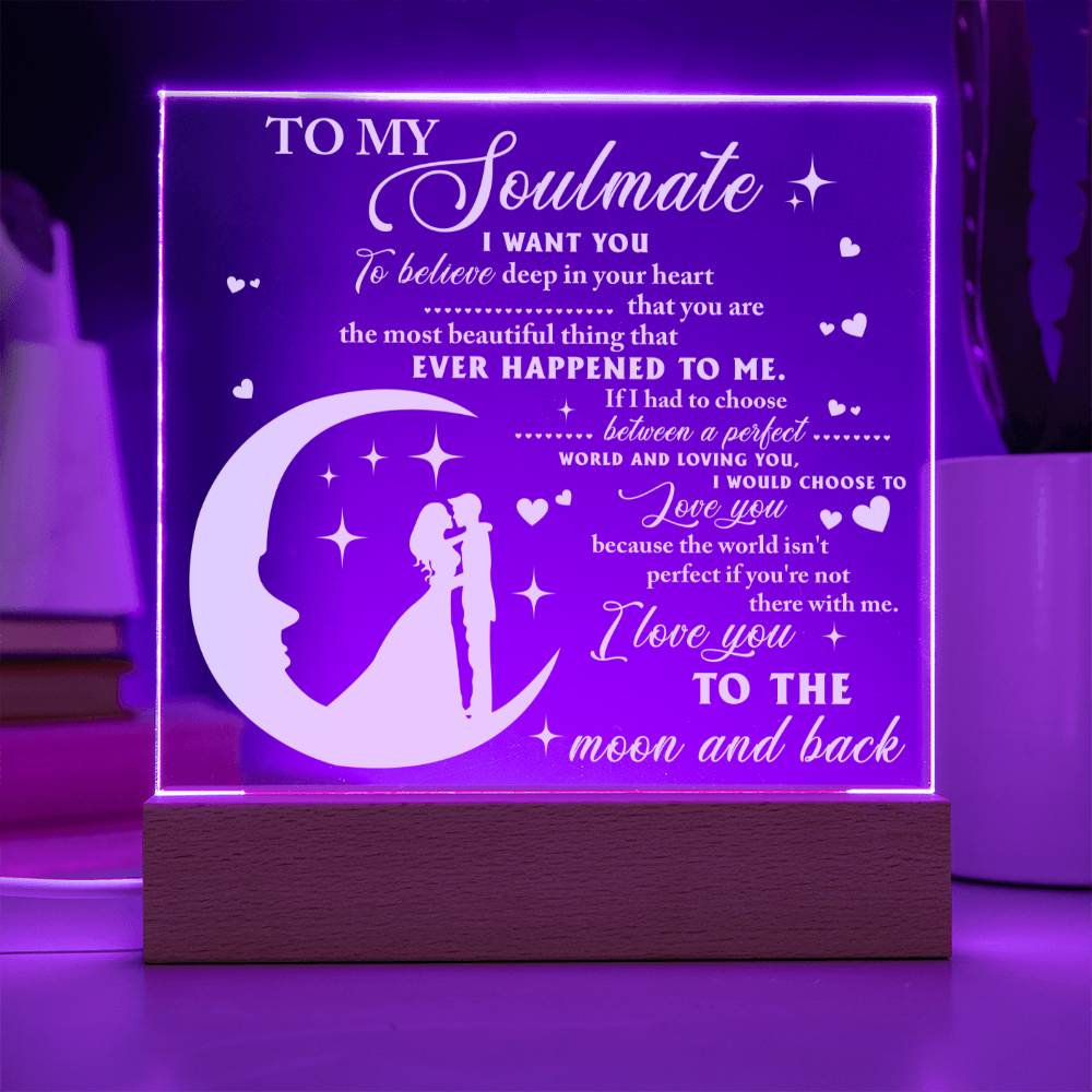 Heartfelt Beauty - Acrylic Square Plaque - Real Rad Boutique