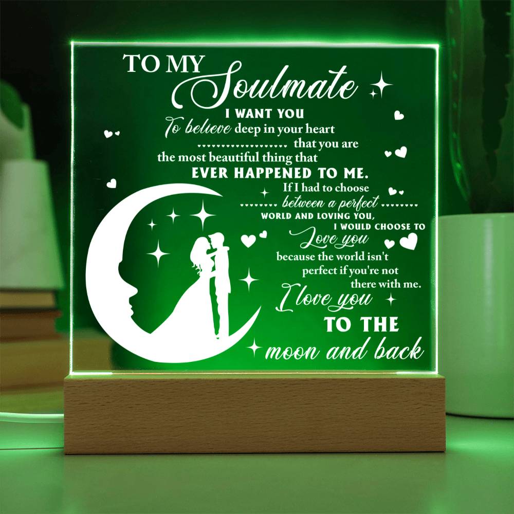 Heartfelt Beauty - Acrylic Square Plaque - Real Rad Boutique