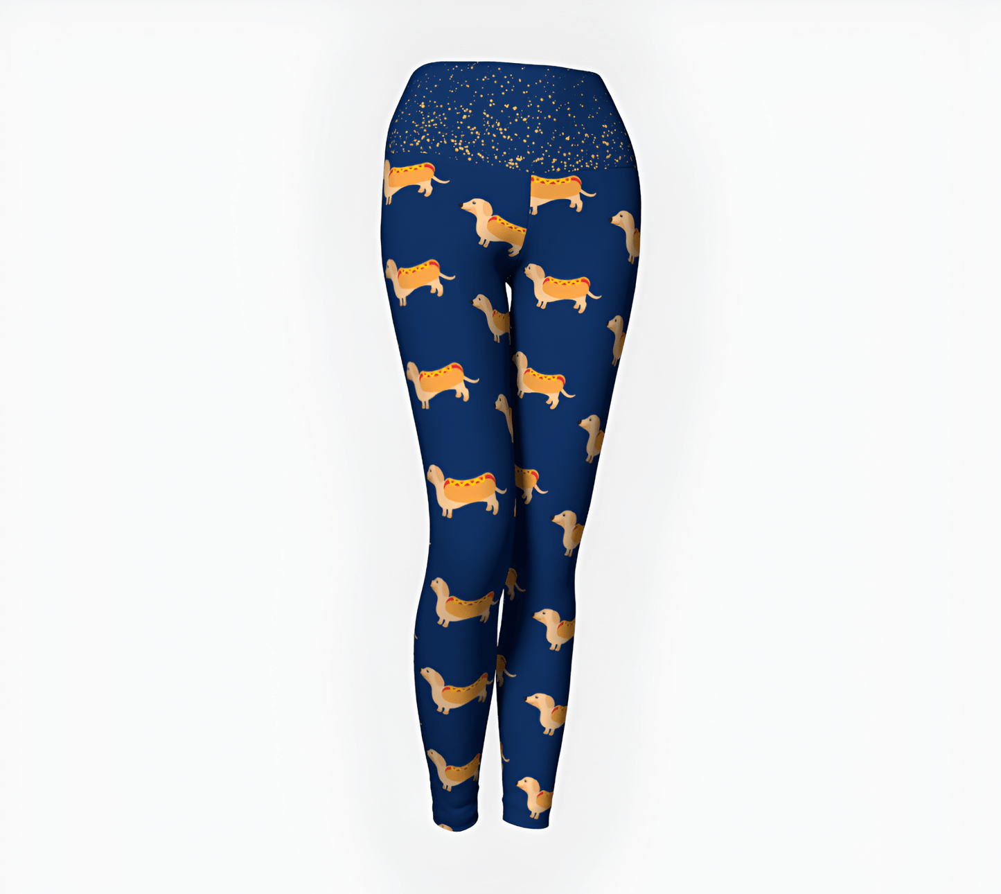 Hotdog - Dachshund Yoga Leggings - Real Rad Boutique