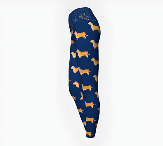 Hotdog - Dachshund Yoga Leggings - Real Rad Boutique