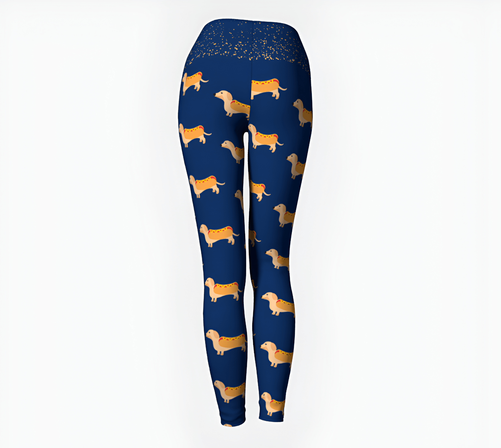 Hotdog - Dachshund Yoga Leggings - Real Rad Boutique