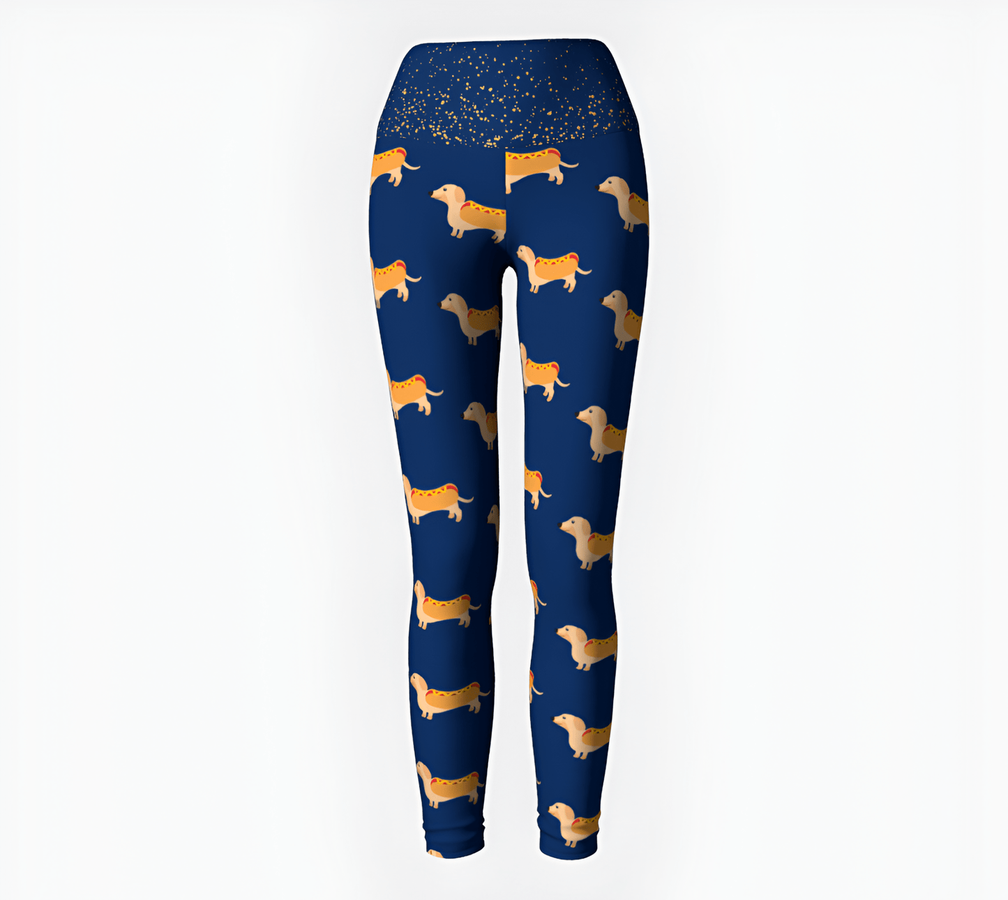 Hotdog - Dachshund Yoga Leggings - Real Rad Boutique