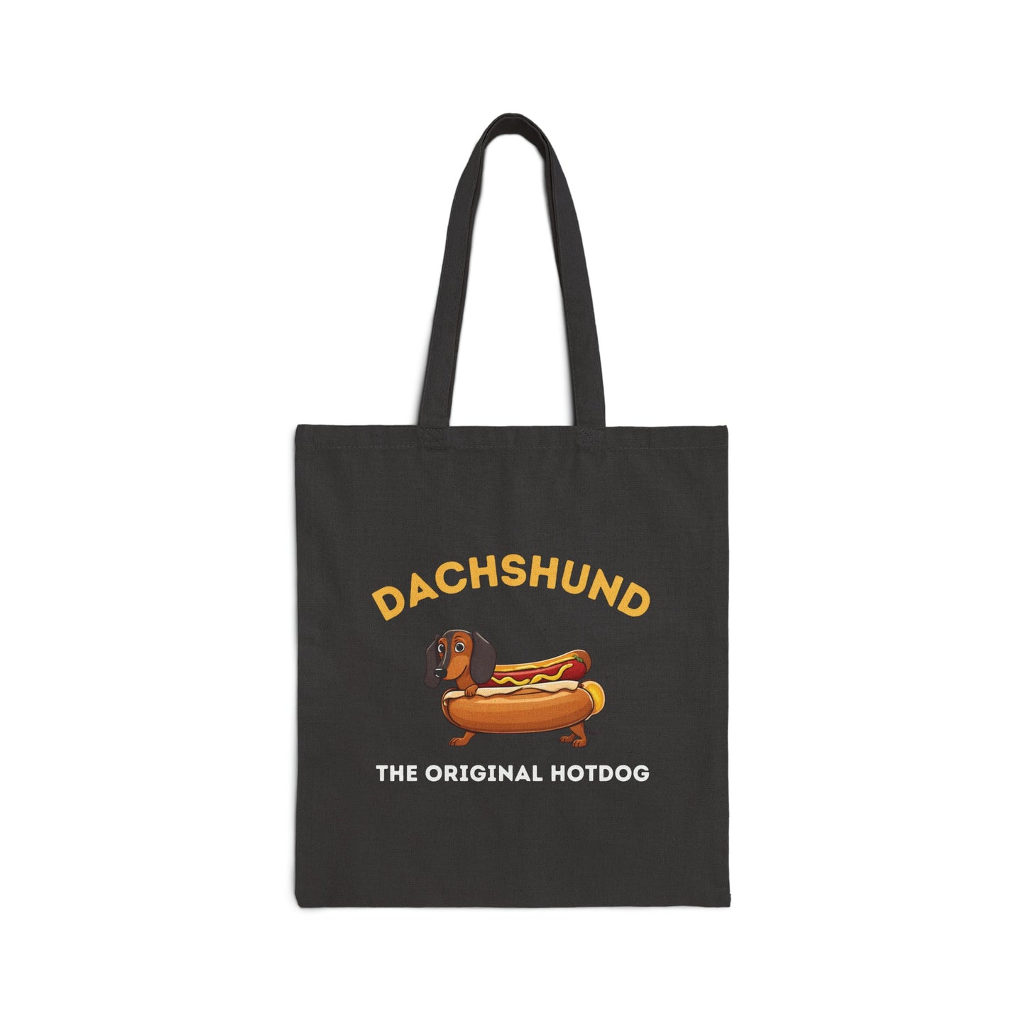 Hotdog Haven - Dachshund Cotton Canvas Tote Bag - Real Rad Boutique