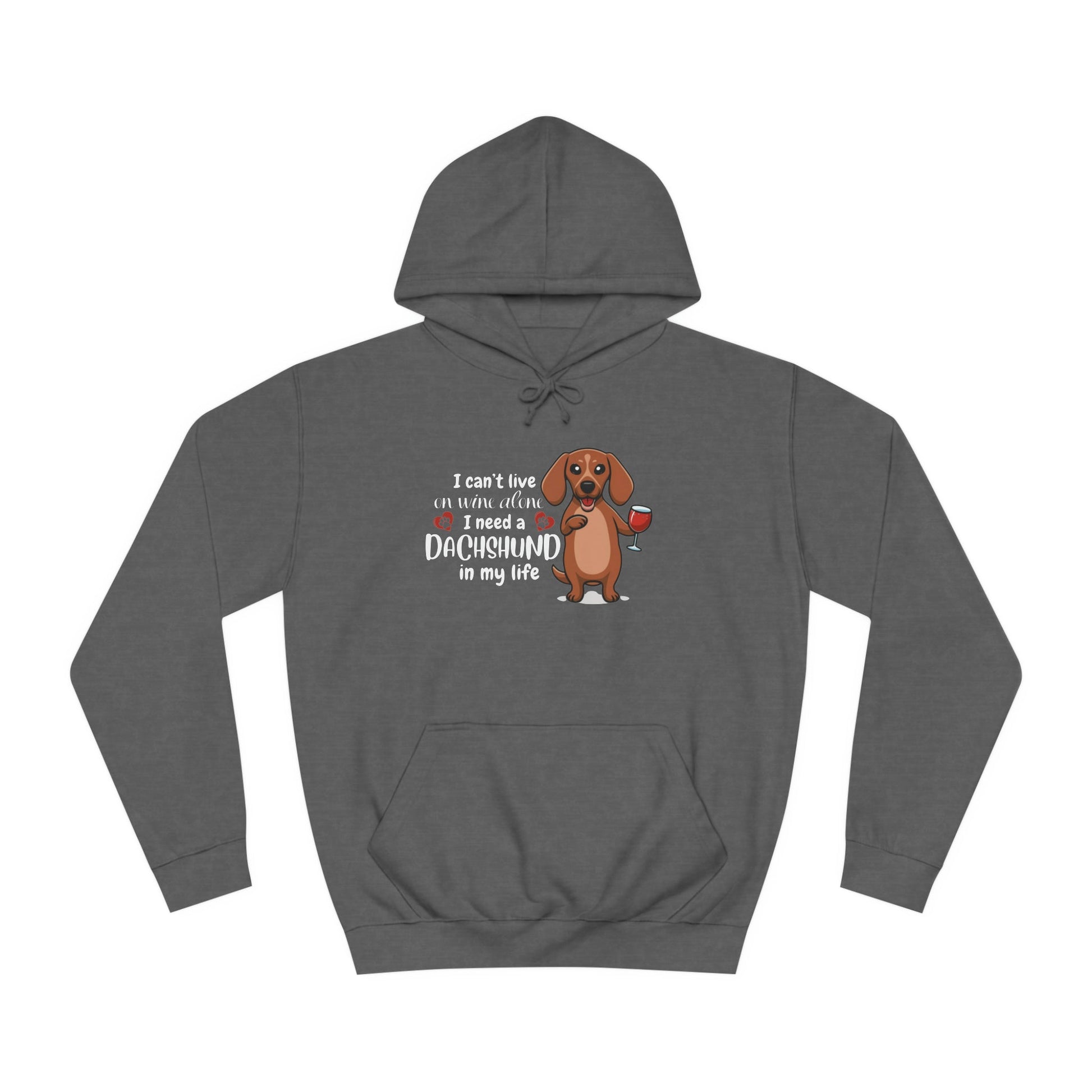 It's Wine Time - Dachshund Hoodie - Real Rad Boutique