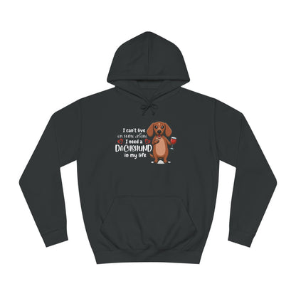 It's Wine Time - Dachshund Hoodie - Real Rad Boutique