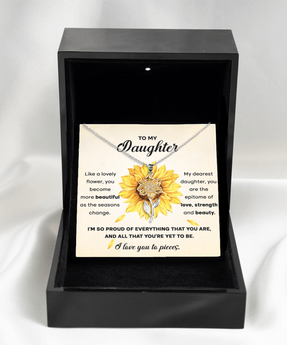 'Lovely Flower' Sunflower Necklace - Real Rad Boutique