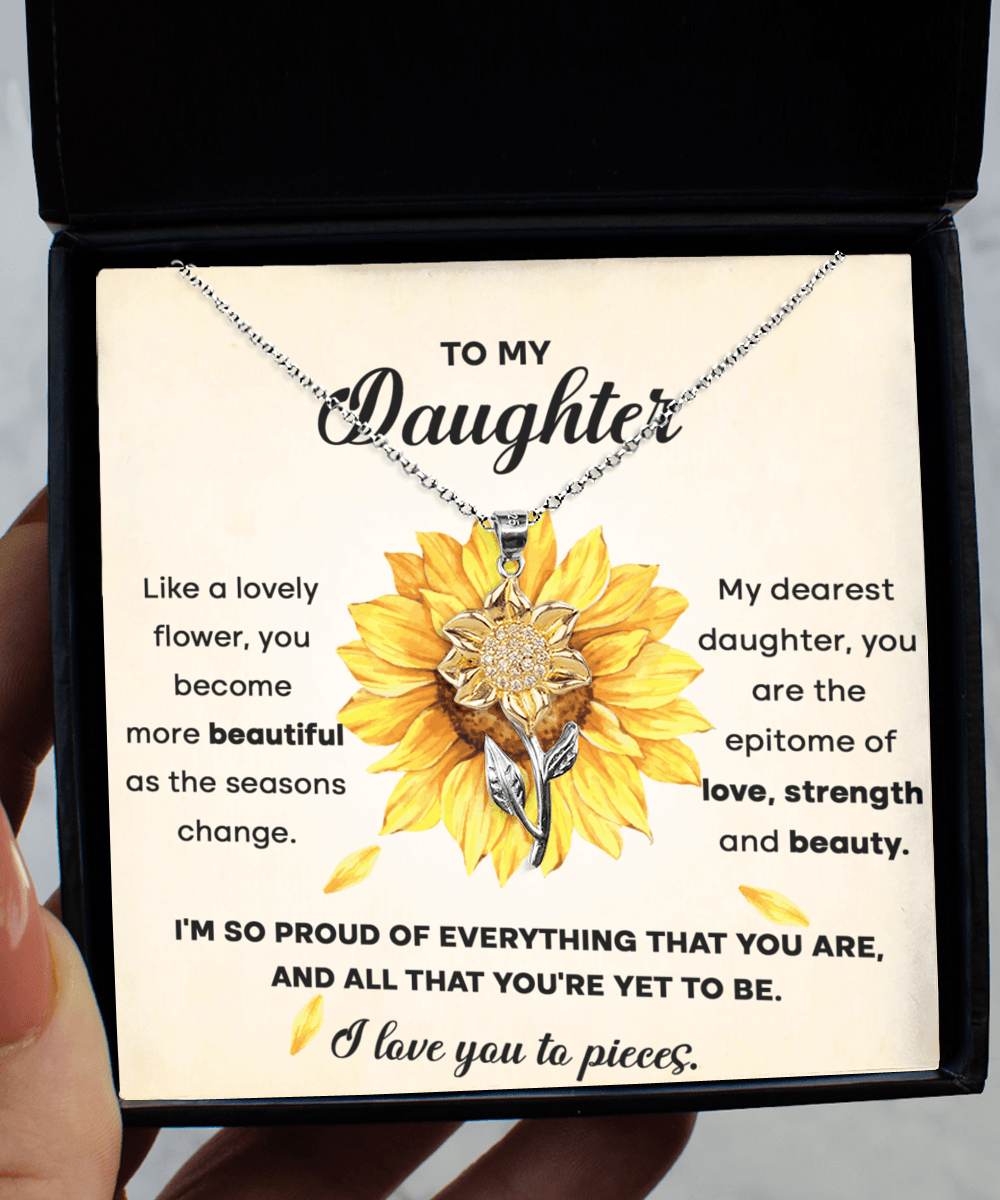 'Lovely Flower' Sunflower Necklace - Real Rad Boutique