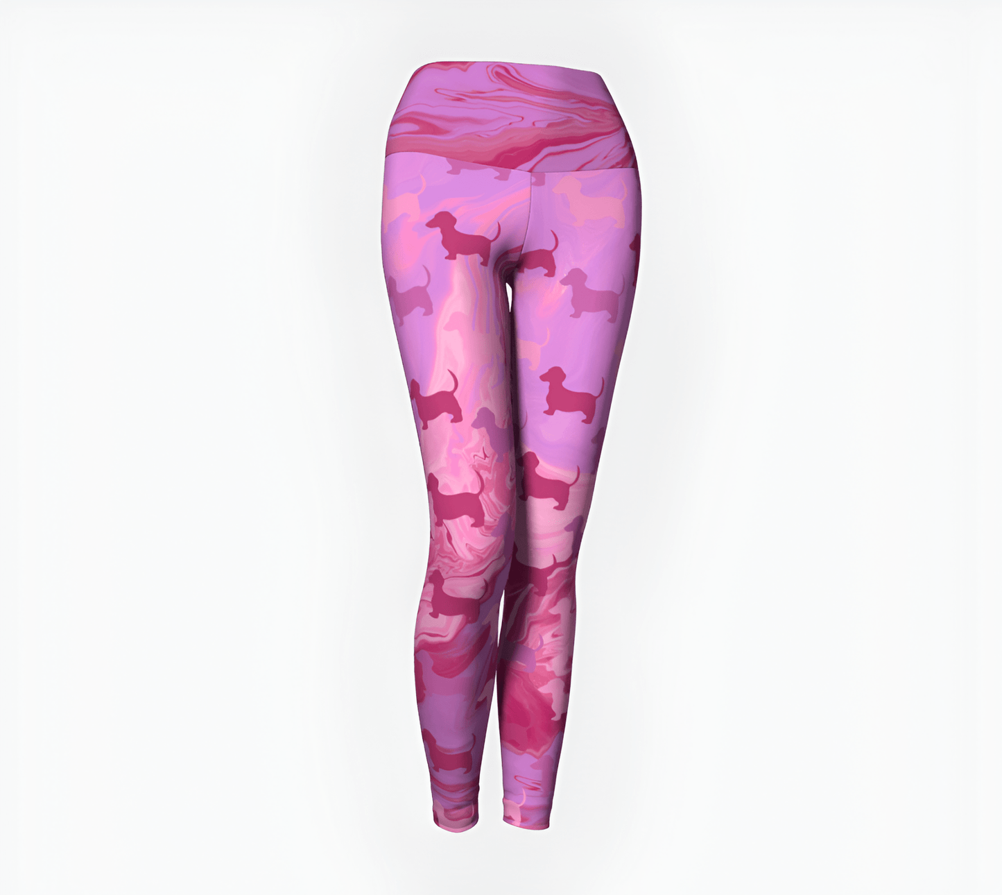 Marble Paws - Dachshund Yoga Leggings - Real Rad Boutique