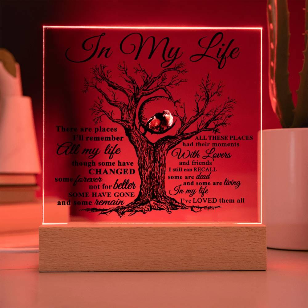 'Musical Memories' Acrylic Square Plaque - Real Rad Boutique