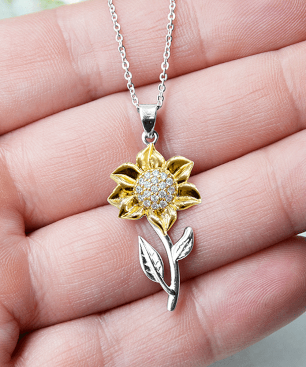 'My Everything' Sunflower Necklace - Real Rad Boutique