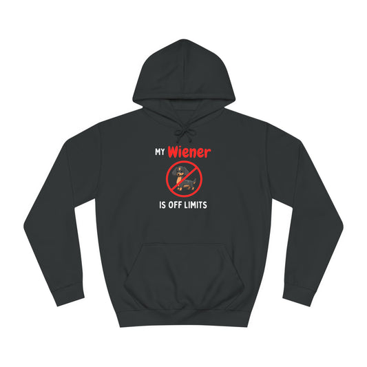 My Wiener Is Off Limits - Dachshund Hoodie - Real Rad Boutique