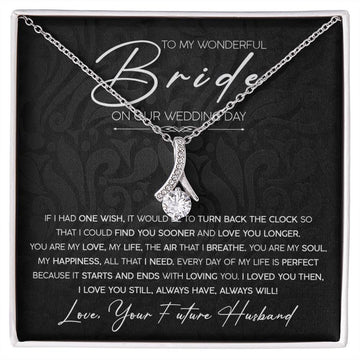 'My Wonderful Bride' Alluring Beauty Necklace - Real Rad Boutique