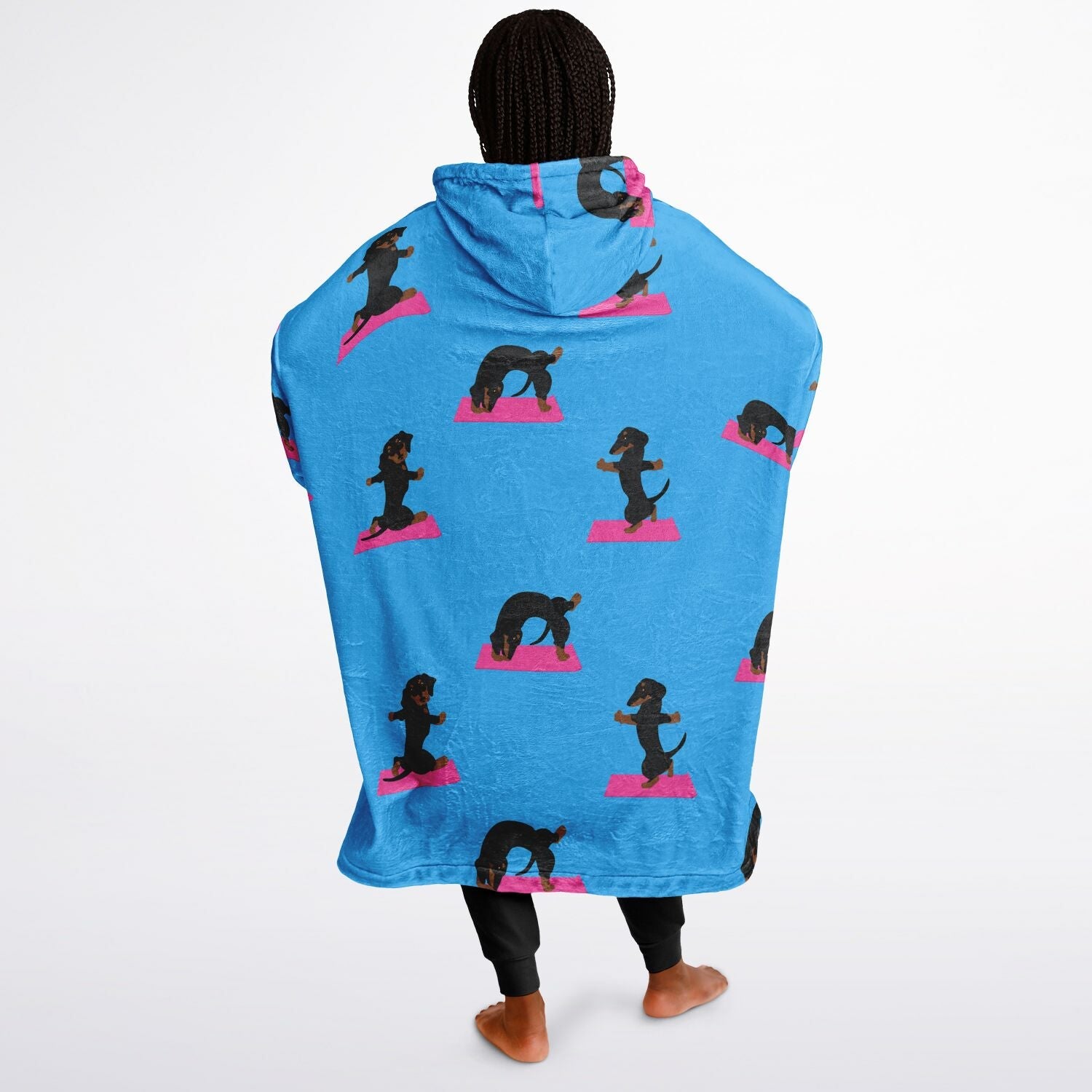 Namaste - Dachshund Snug Hoodie - Real Rad Boutique