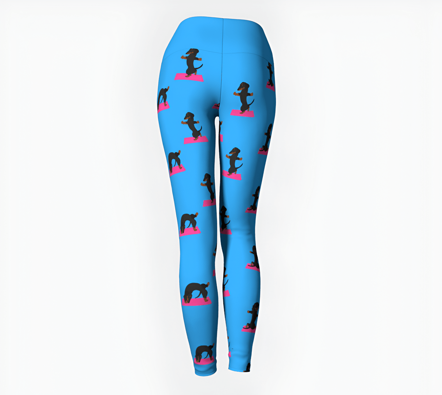 Namaste - Dachshund Yoga Leggings - Real Rad Boutique