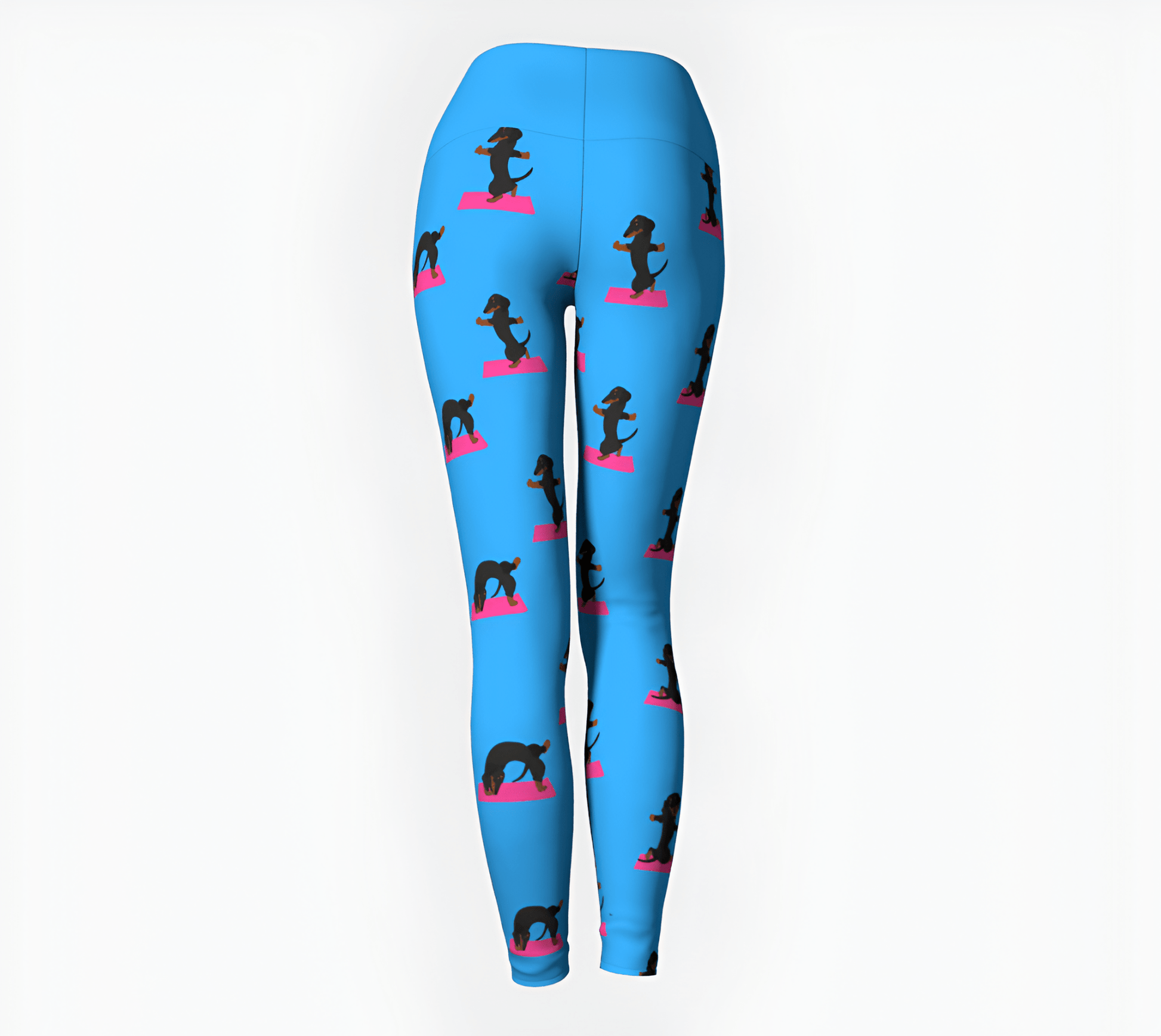 Namaste - Dachshund Yoga Leggings - Real Rad Boutique