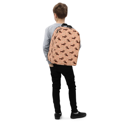 Peachy Pup Adventure - Dachshund Backpack - Real Rad Boutique