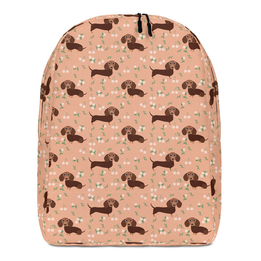 Peachy Pup Adventure - Dachshund Backpack - Real Rad Boutique