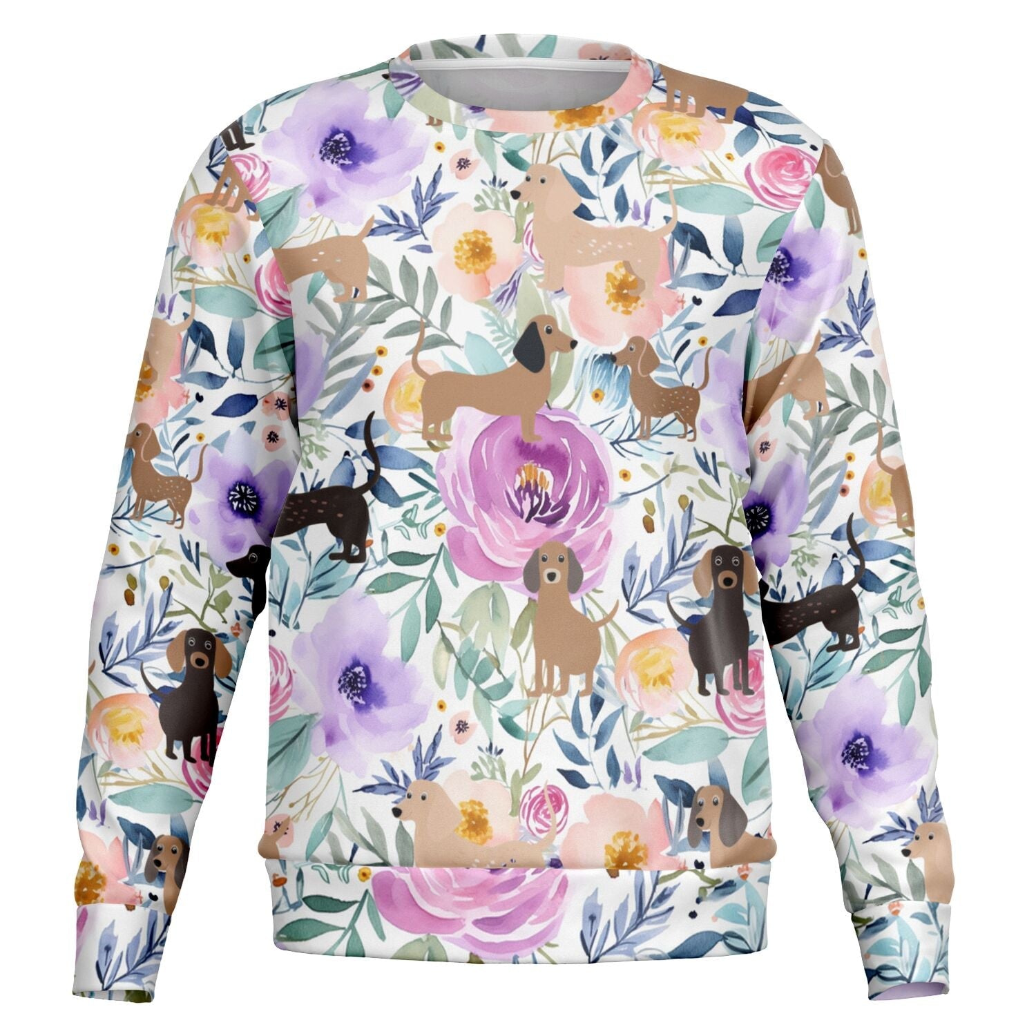 Pretty Blooms - Dachshund Sweatshirt - Real Rad Boutique