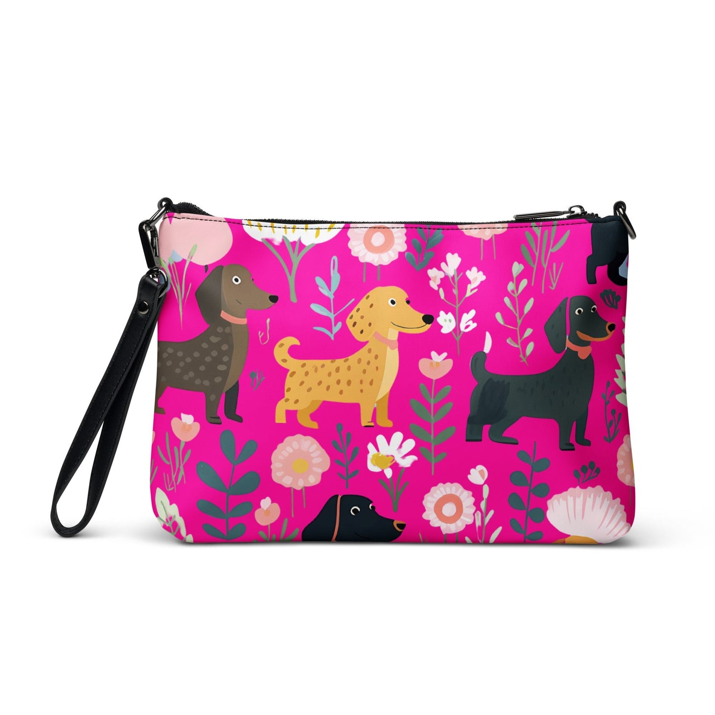 Pretty in Pink - Dachshund Crossbody Purse - Real Rad Boutique