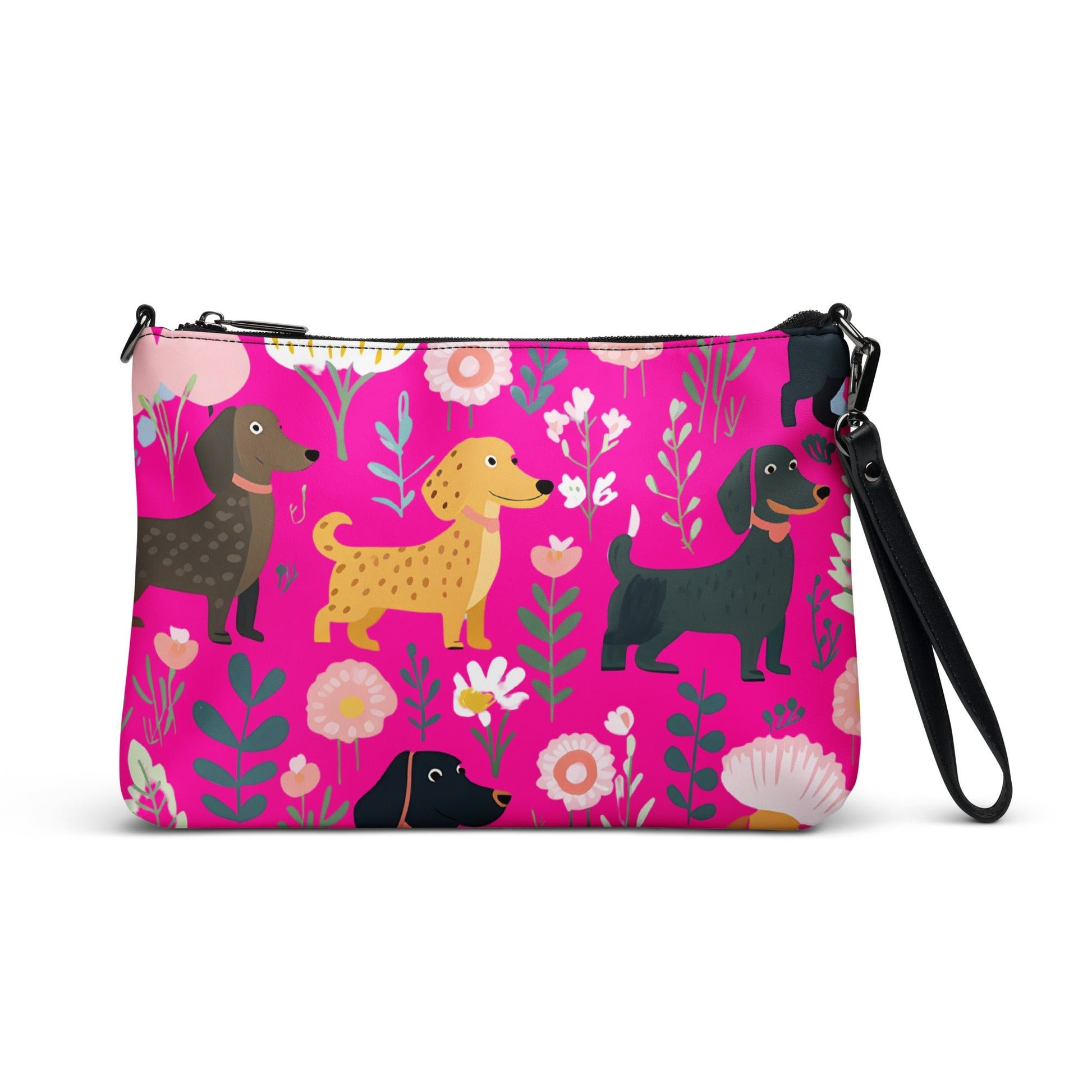 Pretty in Pink - Dachshund Crossbody Purse - Real Rad Boutique