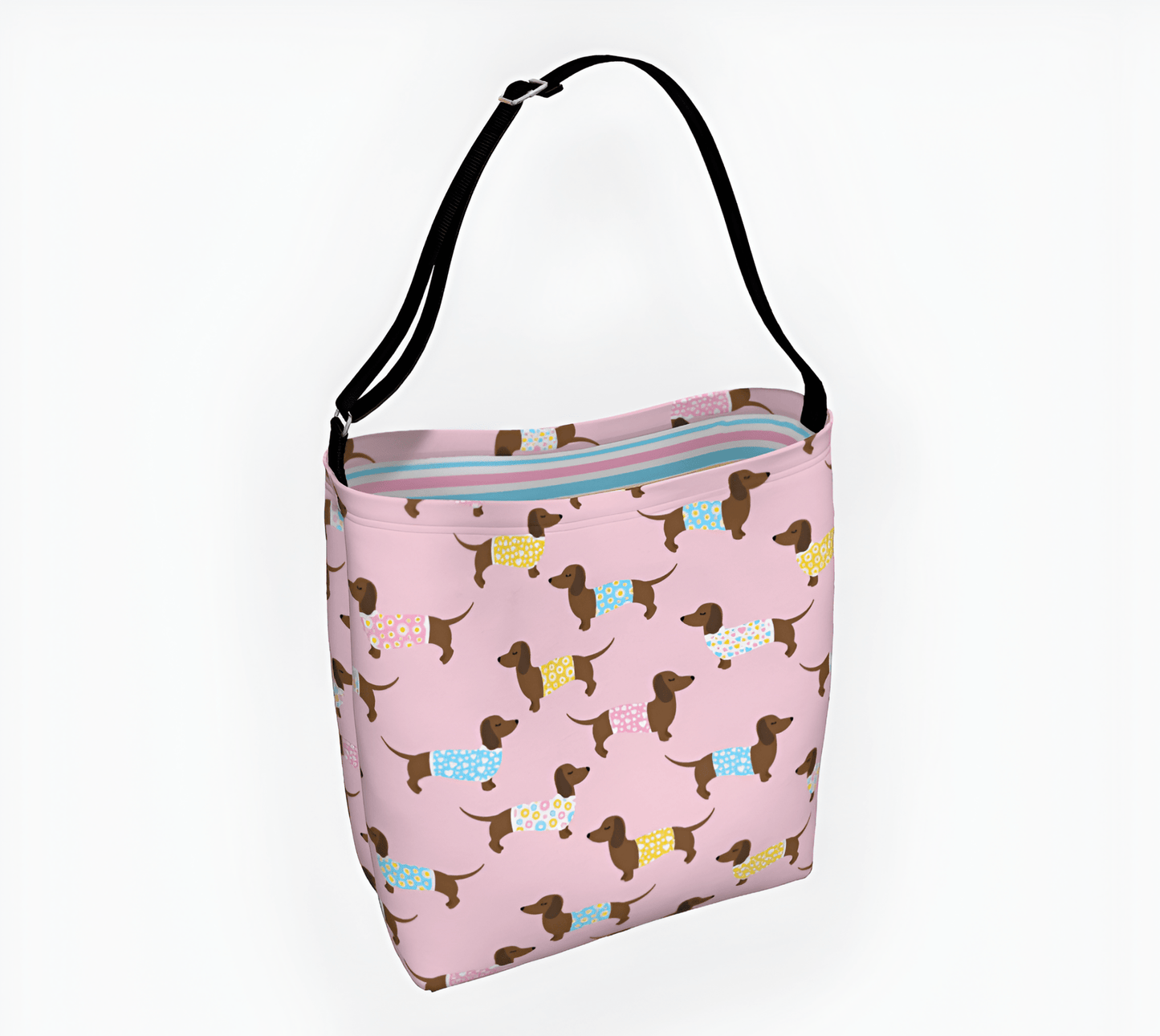 Pretty in Pink - Dachshund Day Tote - Real Rad Boutique