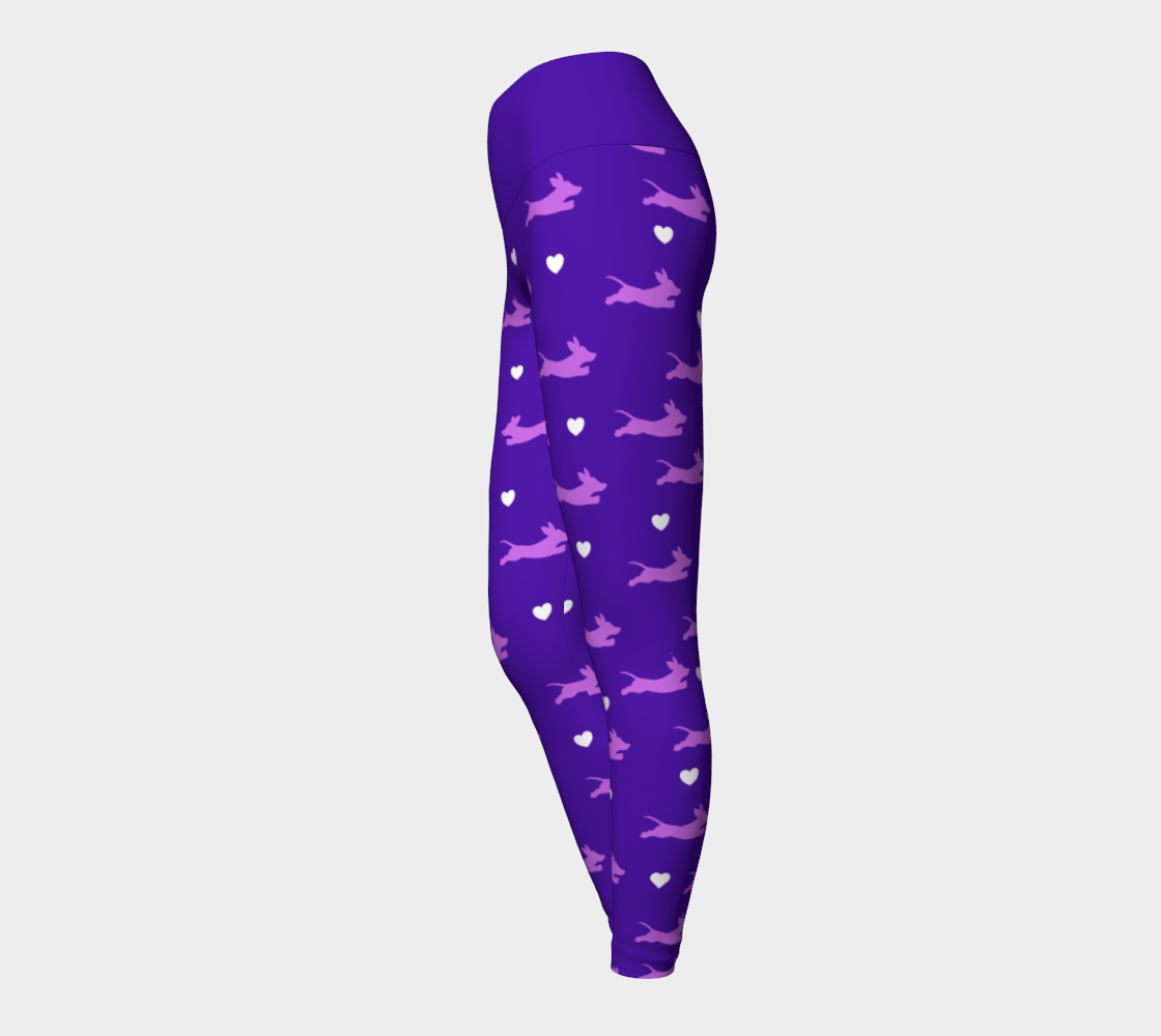 Purple Passion - Dachshund Yoga Leggings - Real Rad Boutique