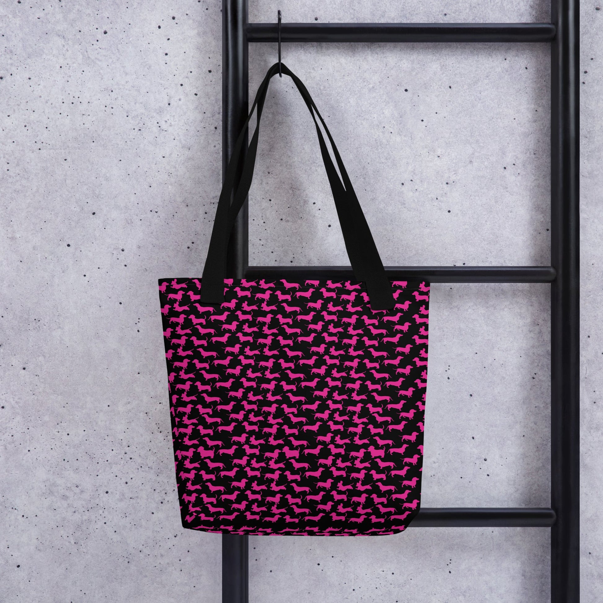 Radiant Pink - Dachshund Tote Bag - Real Rad Boutique