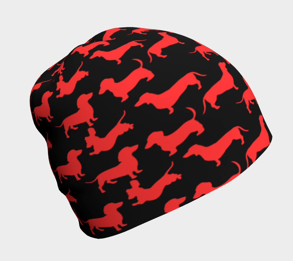 Radiant Red - Dachshund Beanie - Real Rad Boutique