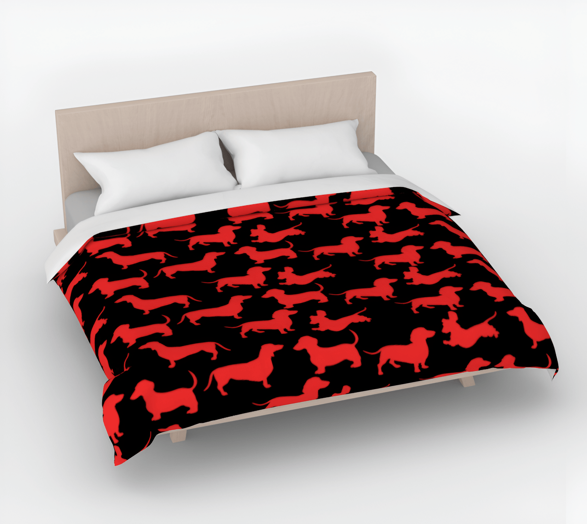 Radiant Red - Dachshund Duvet - Real Rad Boutique