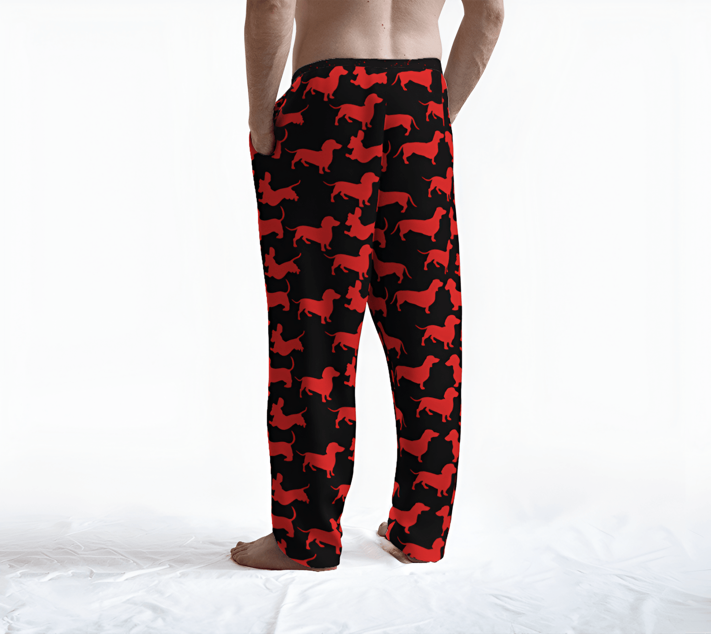 Radiant Red - Dachshund Lounge Pants - Real Rad Boutique