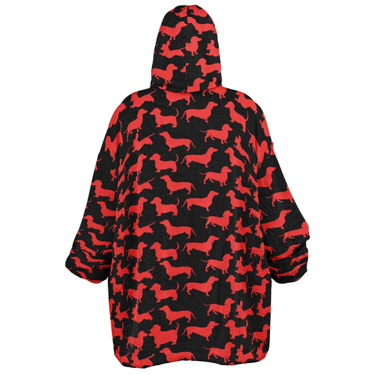 Radiant Red - Dachshund Snug Hoodie - Real Rad Boutique