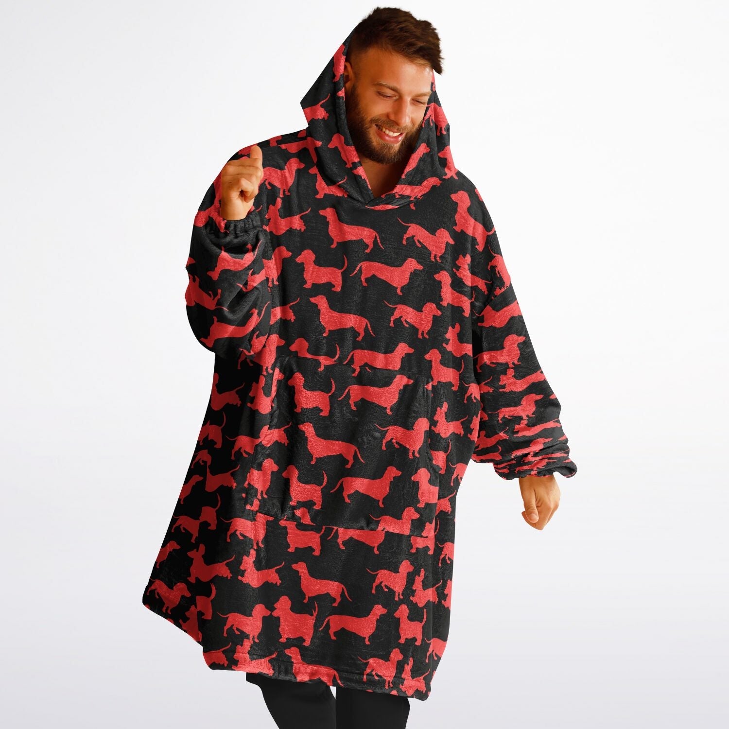 Radiant Red - Dachshund Snug Hoodie - Real Rad Boutique