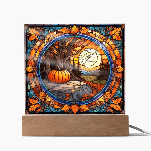 'Radiant Thanksgiving' Acrylic Square Plaque - Real Rad Boutique