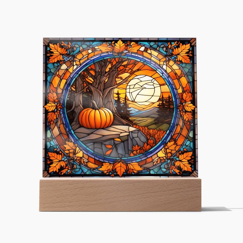 'Radiant Thanksgiving' Acrylic Square Plaque - Real Rad Boutique