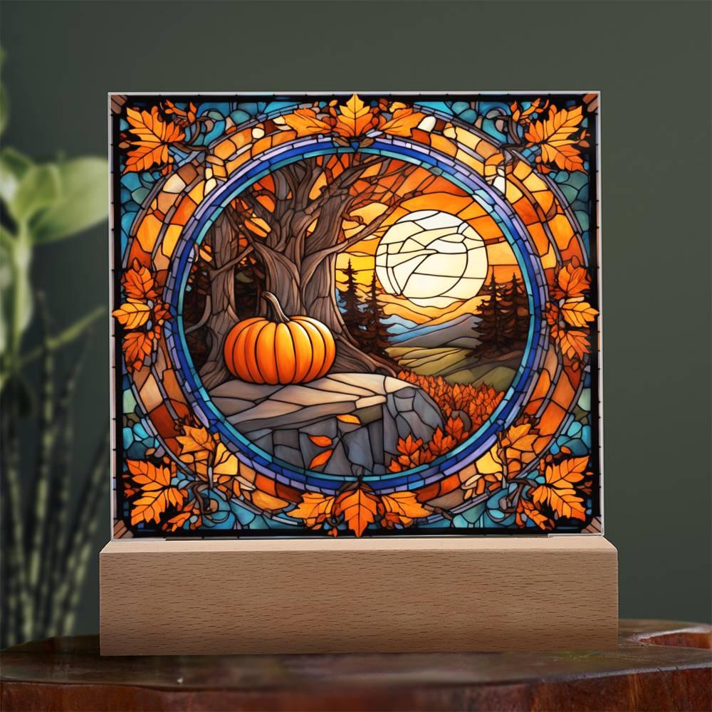 'Radiant Thanksgiving' Acrylic Square Plaque - Real Rad Boutique