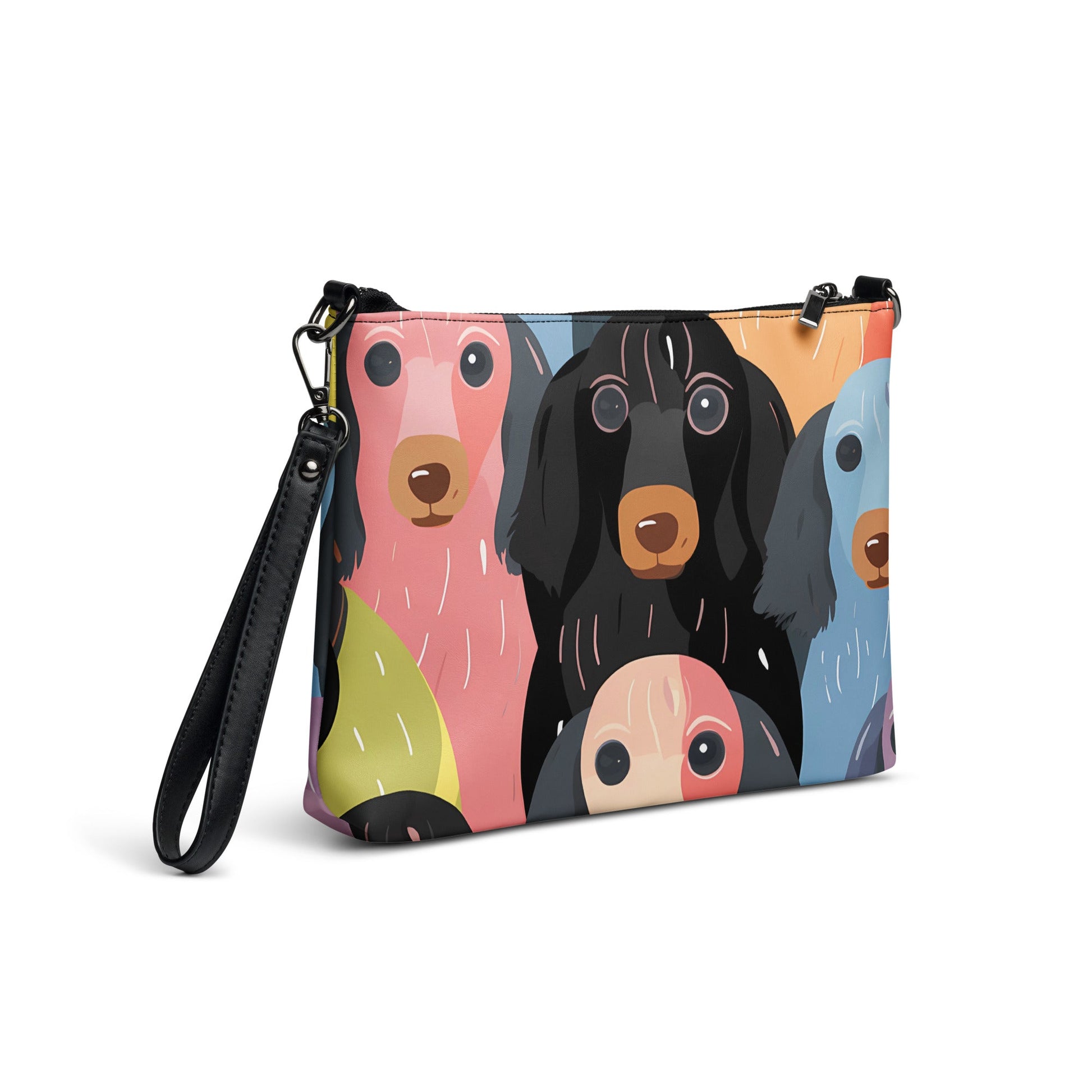 Rainbow Woofs - Dachshund Crossbody Purse - Real Rad Boutique