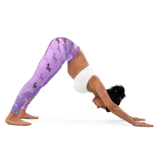 Royal Marble - Dachshund Fitness Leggings - Real Rad Boutique