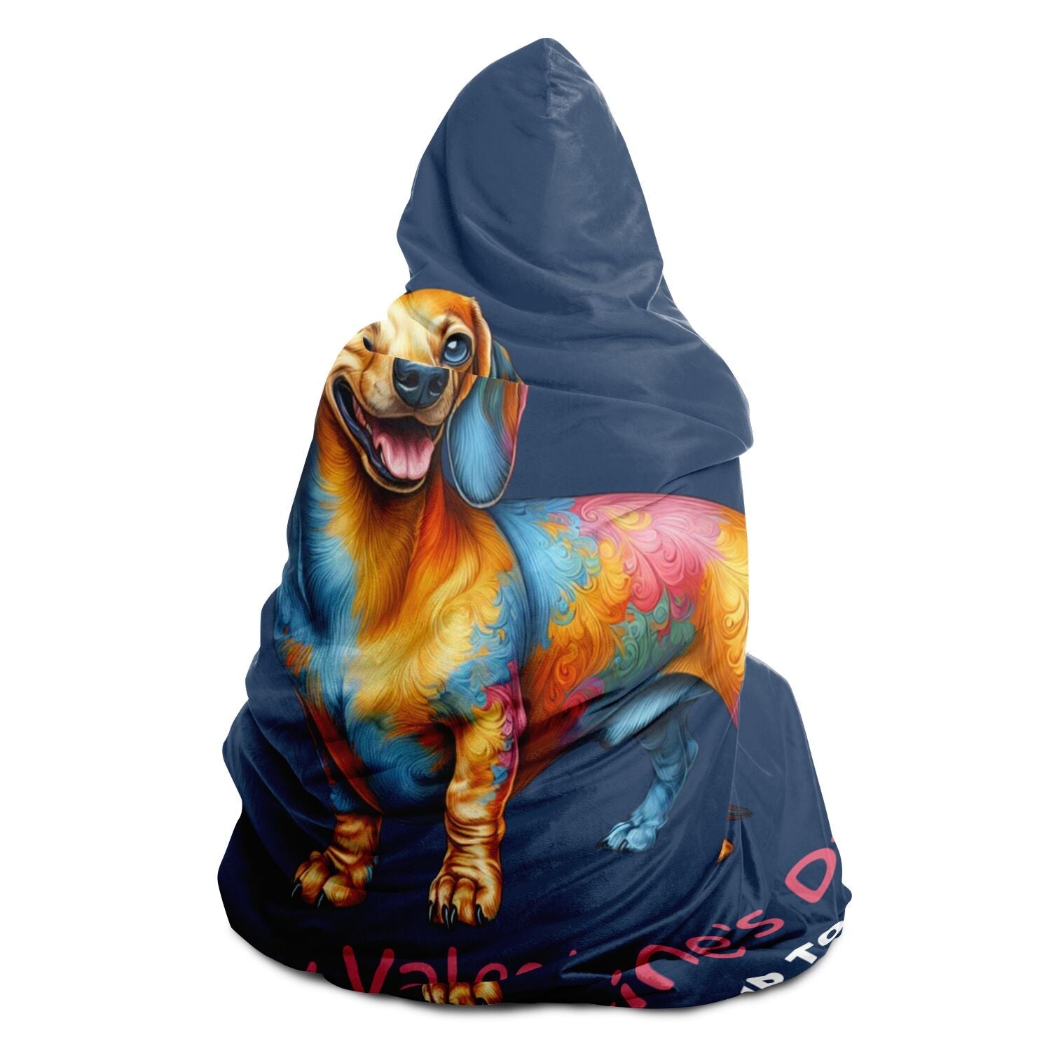 Saucy Duo Delight - Dachshund Hooded Blanket - Real Rad Boutique