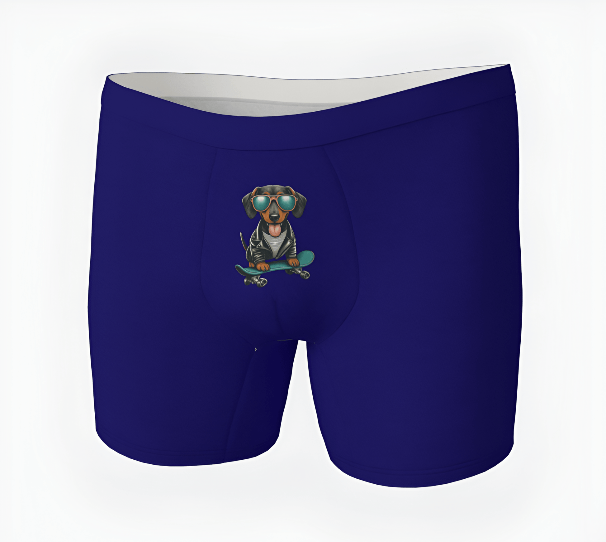 Sexy Wiener in Blue - Dachshund Boxer Briefs - Real Rad Boutique