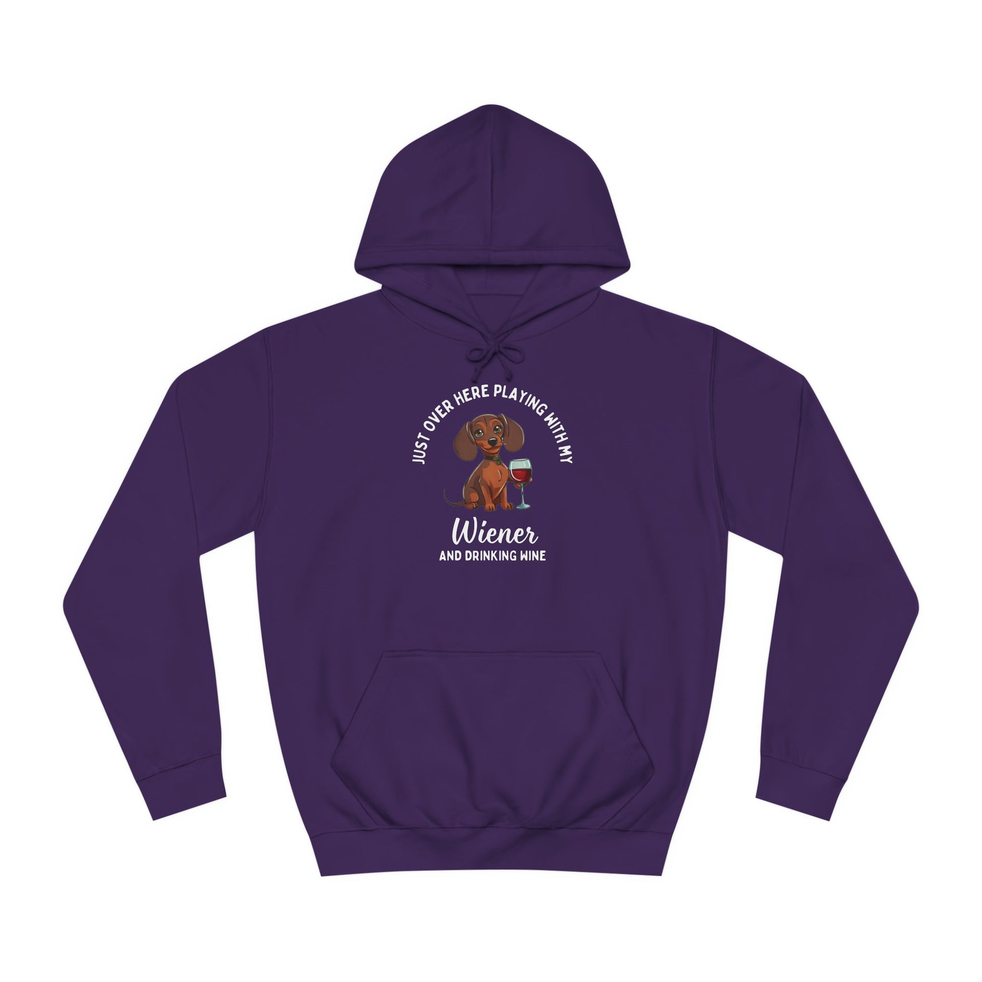 Sipping, Playing, & Wiener Love - Dachshund Hoodie - Real Rad Boutique